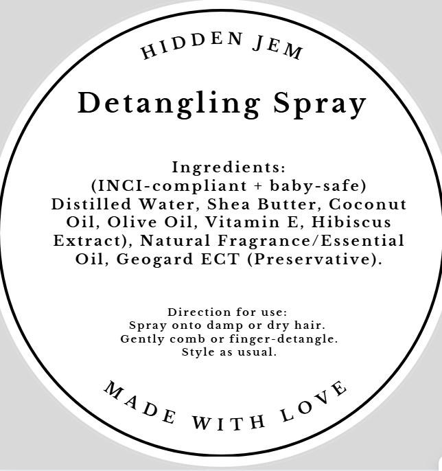 Hidden Jem Detangling Spray