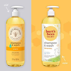 Tear Free Natural  Bees Baby Shampoo