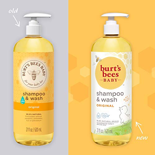 Tear Free Natural  Bees Baby Shampoo