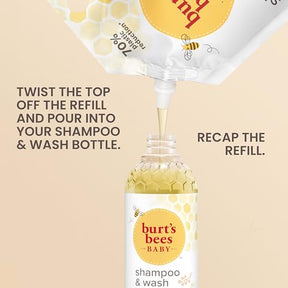 Tear Free Natural  Bees Baby Shampoo