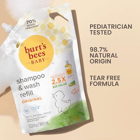 Tear Free Natural  Bees Baby Shampoo