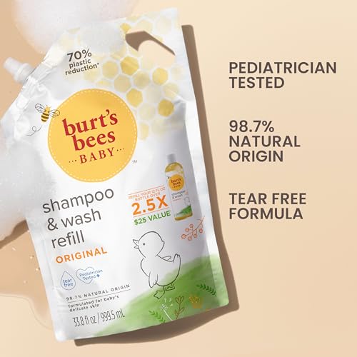 Tear Free Natural  Bees Baby Shampoo