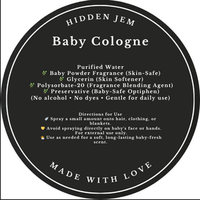 Hidden Jem Baby Cologne
