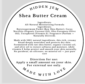Hidden Jem Shea Butter Cream