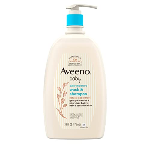 Gentle Bath Wash & Shampoo with Natural Oat Extract