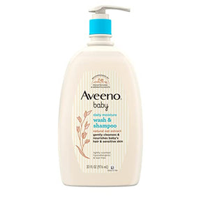 Gentle Bath Wash & Shampoo with Natural Oat Extract