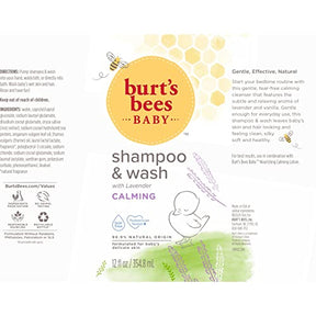 Tear Free Natural  Bees Baby Shampoo