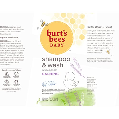 Tear Free Natural  Bees Baby Shampoo