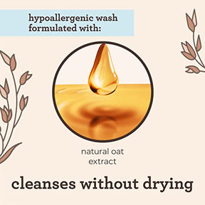 Gentle Bath Wash & Shampoo with Natural Oat Extract