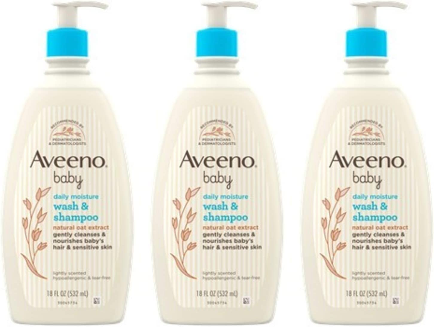 Gentle Bath Wash & Shampoo with Natural Oat Extract