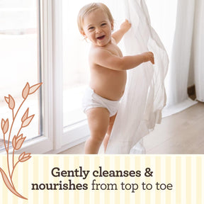 Gentle Bath Wash & Shampoo with Natural Oat Extract