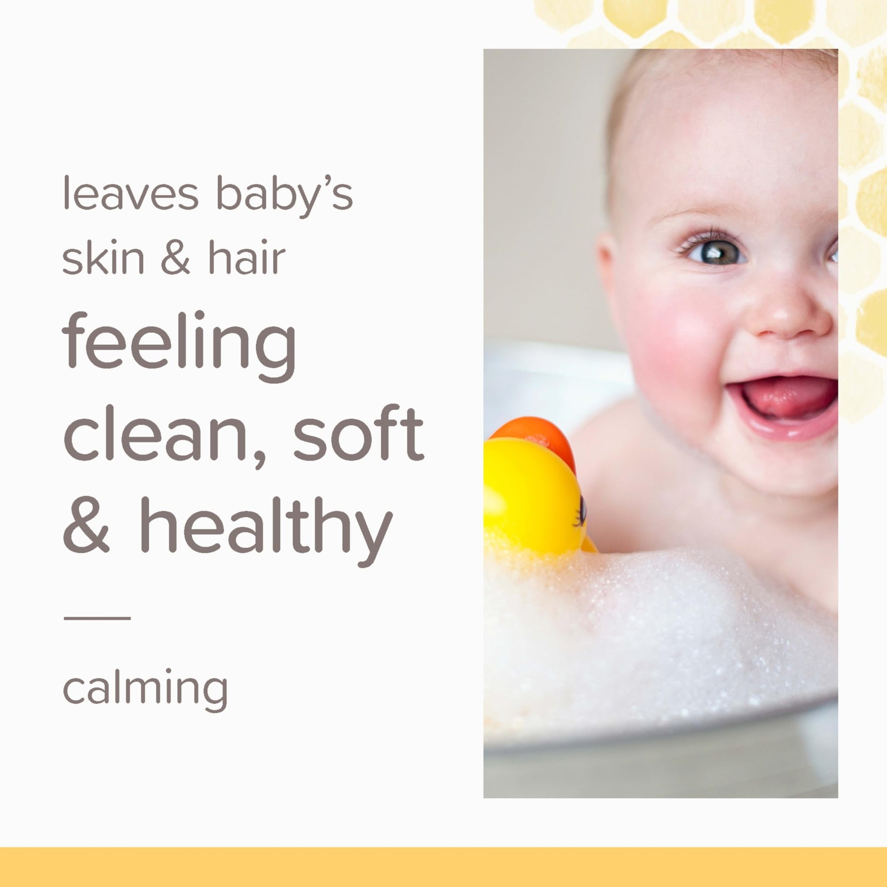 Tear Free Natural  Bees Baby Shampoo