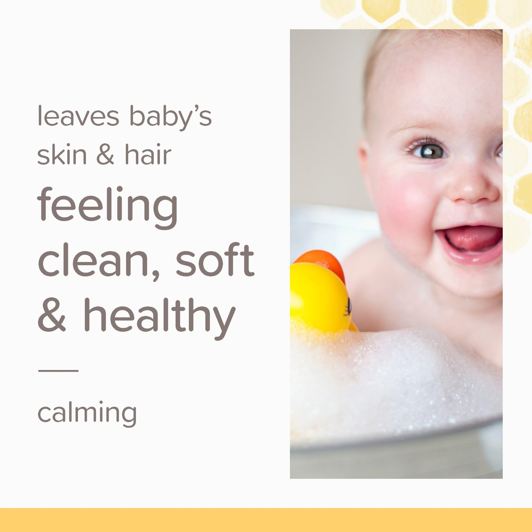 Tear Free Natural  Bees Baby Shampoo