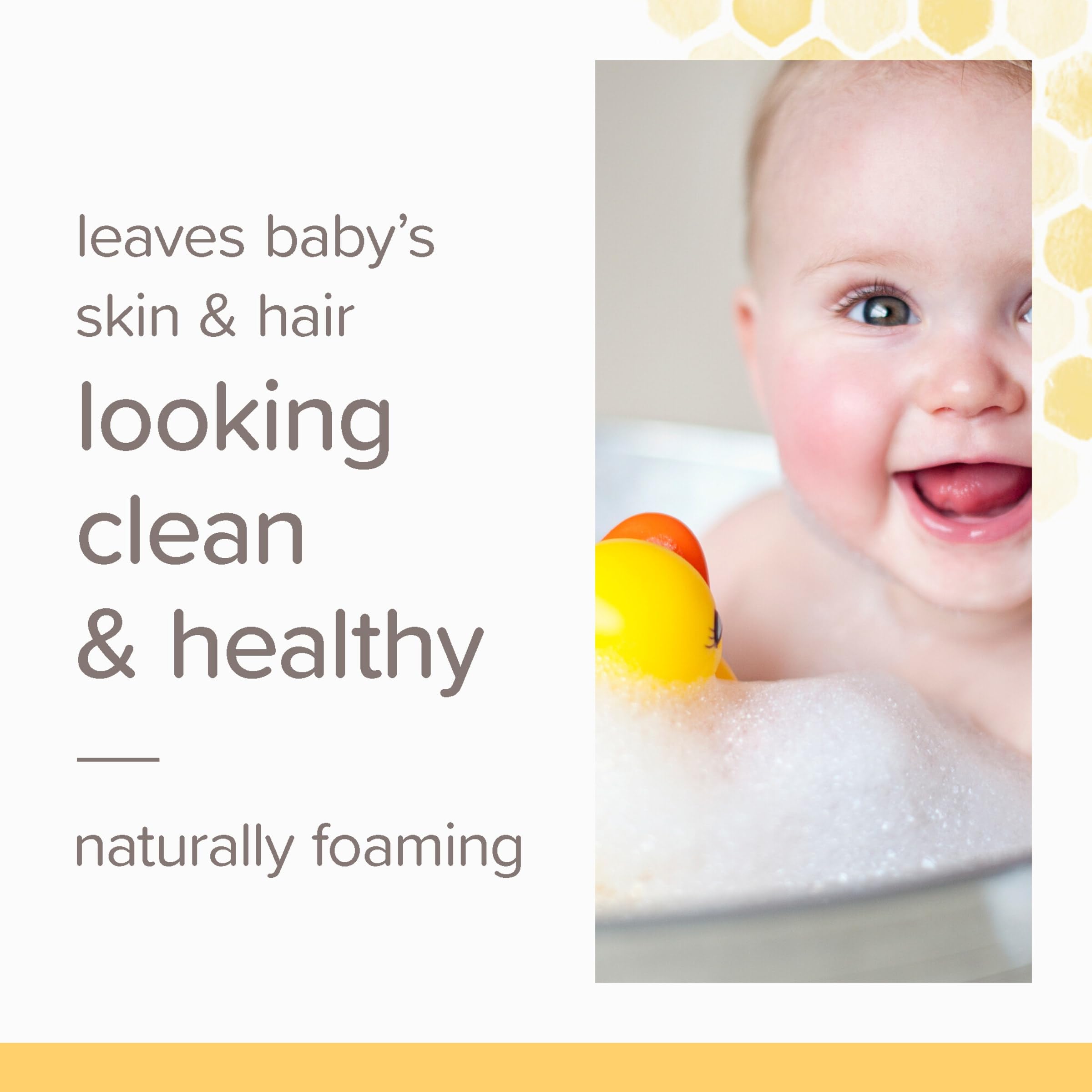 Tear Free Natural  Bees Baby Shampoo