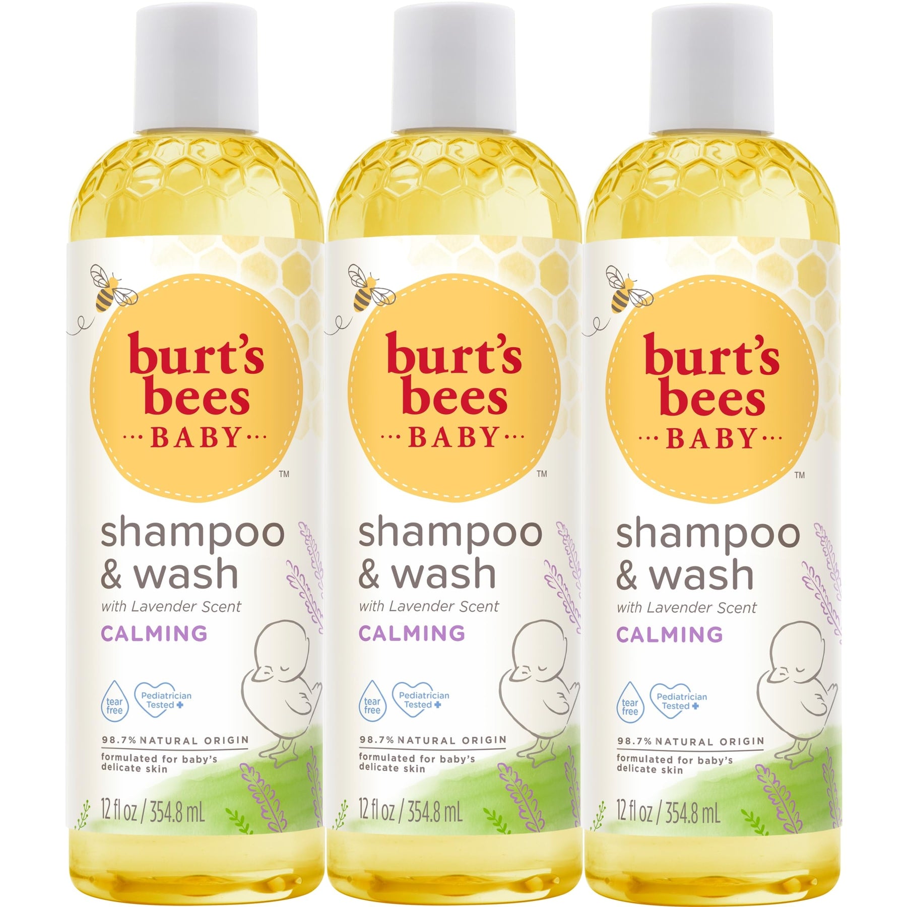 Tear Free Natural  Bees Baby Shampoo