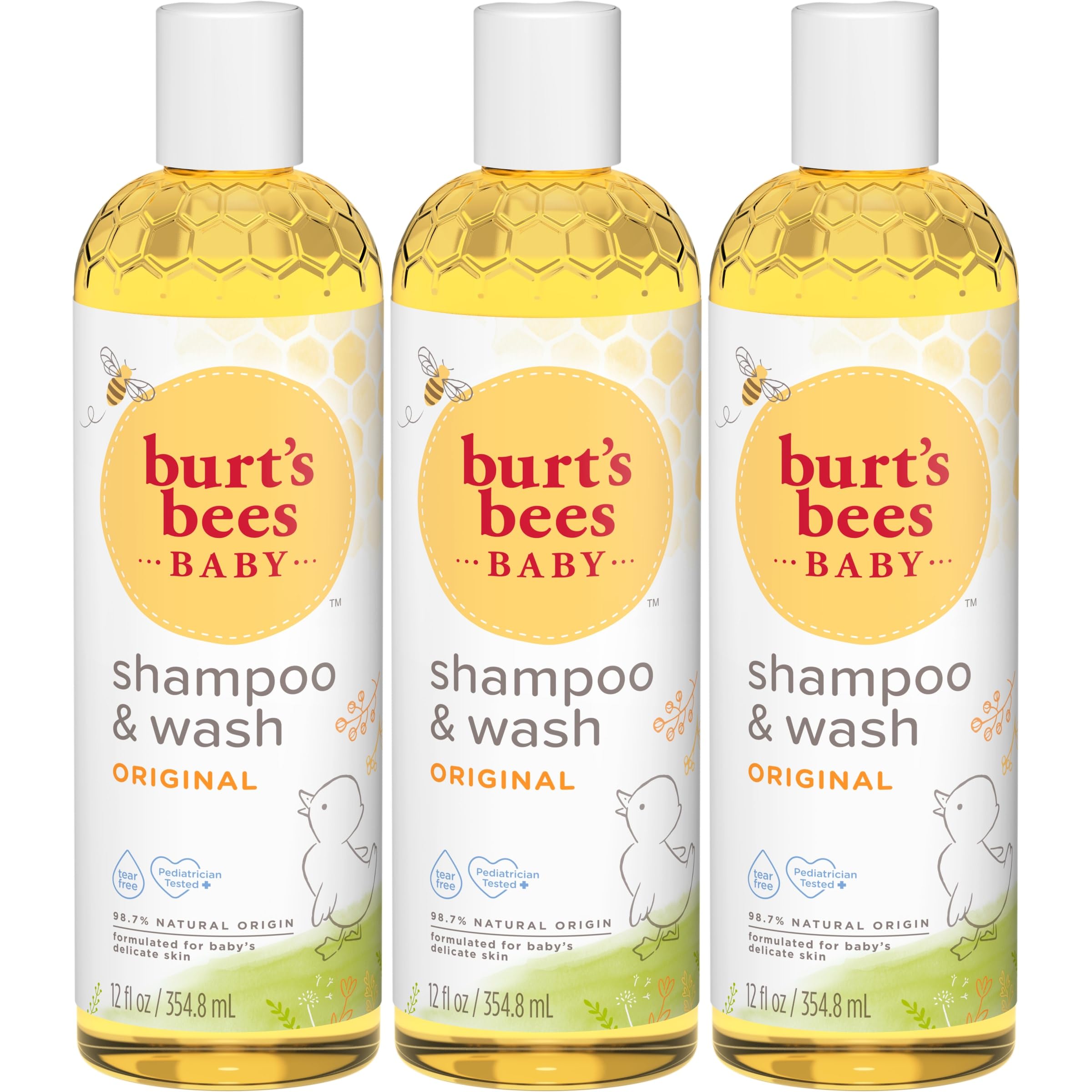Tear Free Natural  Bees Baby Shampoo