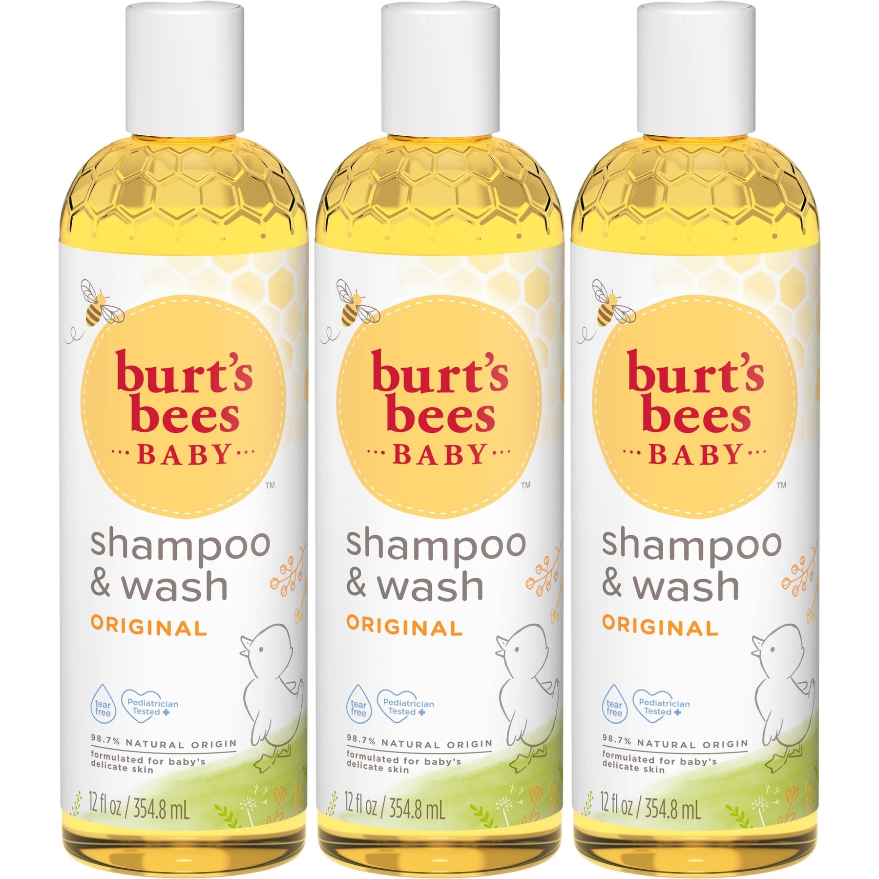 Tear Free Natural  Bees Baby Shampoo
